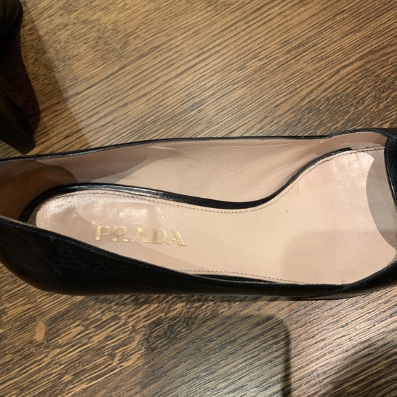 Prada black 2.5” heels gently used. Size 8.5. No box or bags - Picture 5 of 5